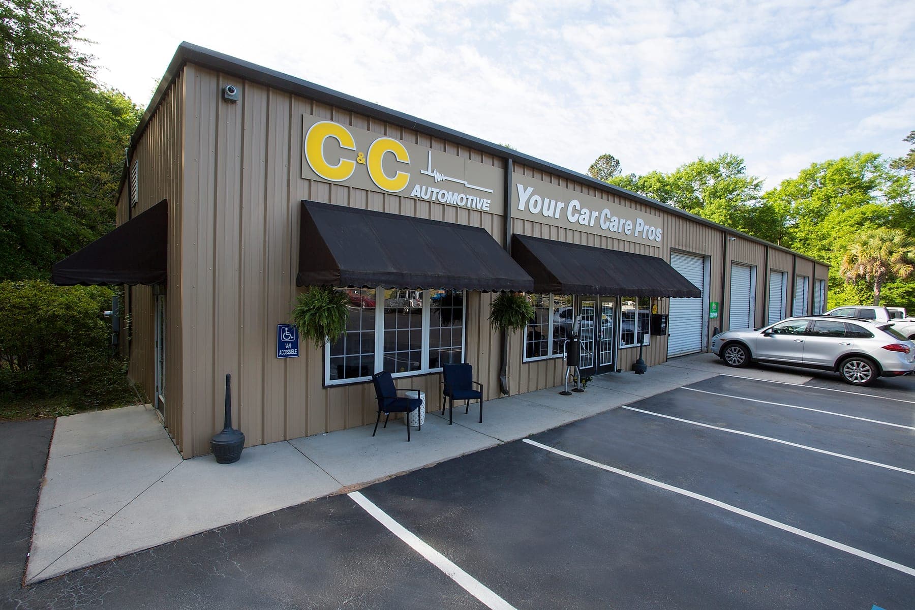 C&C Automotive ASE-certified technicians servicing Porsche vehicles